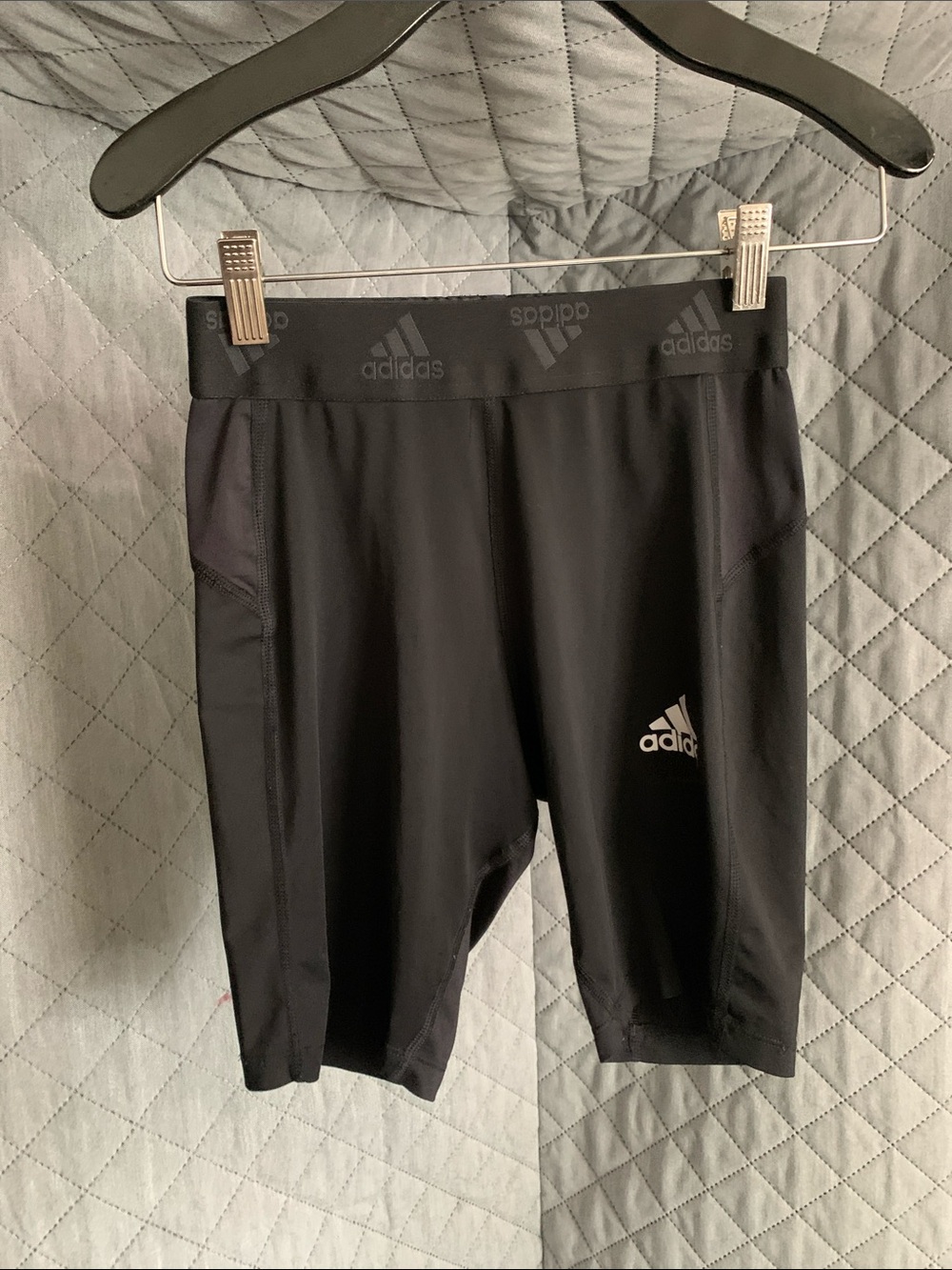 #522 (Set of x3) adidas Women’s Black Compression Shorts